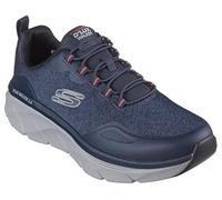 Skechers D'lux Walker 2.0 Steadyway, Scarpe da Ginnastica Uomo, Blu, 41 EU X-Larga