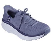Skechers D'lux Walker 2.0 Movimento del brivido, Scarpe da Ginnastica Donna, Ardesia, 38 EU