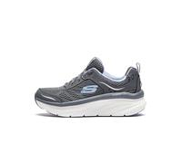 Skechers D'lux Walker Infinite Motion, Scarpe Da Ginnastica Donna, Grigio Charcoal Lavender, 36.5 EU