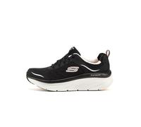 Skechers D'lux Walker Infinite Motion, Scarpe Da Ginnastica Donna, Nero Black Pink, 37 EU