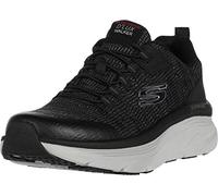 Skechers D'Lux Walker - Pensive Uomo Scarpe da ginnastica, Black White, 45 EU