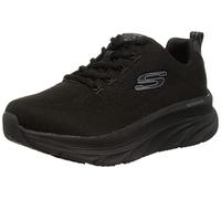 Skechers D'lux Walker, Sneaker Donna, Black Mesh Trim, 35.5 EU