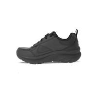 Skechers D'lux Walker - Timeless Path, Sneaker Donna, Nero Black Leather Trim, 38 EU