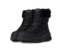 Skechers D'lux Walker Winter Solstice, Stivali Donna, Black Nylon Duraleather, 38 EU