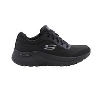 Skechers Donna Arch Fit 2.0 Big League Trainers, Black Mesh/Gunmetal Trim, 37 EU