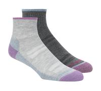 Skechers Donna 2 Pack Coolmax Trail Calze in Porpora, Taglia Medio