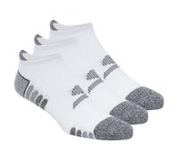 Skechers Donna 3 Pack Wouomo's Half Terry Low Cut Calze in Bianco, Taglia Medio