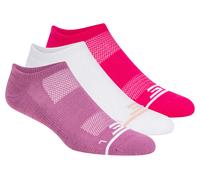 Skechers Donna 3 Pack Wouomo's No Show Premium Basic Calze in Porpora/Rosa, Taglia Medio