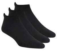 Skechers Donna 3 Pack Wouomo's Performance Low Cut Textured Calze in Nero, Taglia Medio