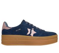 Skechers Donna Academy HI - Elevated Essence Sneaker in Blu Navy Blue/Rosa, Taglia 38