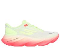 Skechers Donna Aero Burst Sneaker in Bianco/Giallo, Taglia 38, Vegan, Lavabile in lavatrice , Arch Fit , Hyper Burst