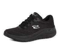 Skechers Donna Arch Fit 2.0 Big League Trainers, Black Mesh/Gunmetal Trim, 36 EU