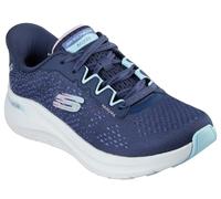 Skechers Arch Fit 2.0 Fresh Pace, Scarpe da Ginnastica Donna, Navy Mesh/Duraleather/Multi Trim, 38 EU