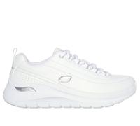 Skechers Donna Arch Fit 2.0 - Star Bound Sneaker in Bianco/Argento, Taglia 39.5