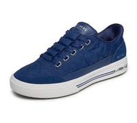 Skechers Donna Arch Fit Arcade Cuddle Steps Slip-in ALLENATRICE, Navy Nylon Duraleather Suede, 39 EU