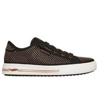 Skechers Donna Arch Fit Arcade - Gem Steps Sneaker in Nero/Rosa Oro, Taglia 36, Vegan