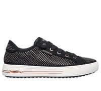 Skechers Donna Arch Fit Arcade - Gem Steps Sneaker in Nero/Rosa Oro, Taglia 39.5, Vegan