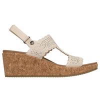 Skechers Donna Arch Fit Beverlee 2.0 - My Fav Wedge in Bianco, Taglia 40, Vegan