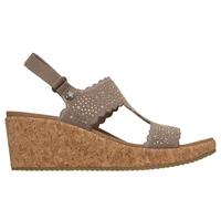 Skechers Donna Arch Fit Beverlee 2.0 - My Fav Wedge in Talpa Scuro, Taglia 40, Vegan