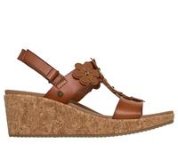 Skechers Donna Arch Fit Beverlee 2.0 - Rare Gem Wedge in Marrone Valigia, Taglia 37, Vegan