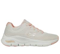 Skechers Donna Arch Fit - Big Appeal Sneaker in Naturale/Corallo, Taglia 38, Vegan