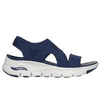 Skechers Donna Arch Fit - Brightest Day Sandali in Blu Navy Blue, Taglia 36, Vegan, Lavabile in lavatrice