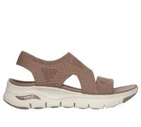Skechers Donna Arch Fit - Brightest Day Sandali in Marrone, Taglia 40, Vegan, Lavabile in lavatrice