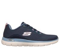Skechers Donna Arch Fit Summits - Daily Flow Sneaker in Blu Navy Blue/Blu Chiaro, Taglia 36, Vegan, Lavabile in lavatrice
