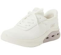 Skechers Donna Bobs Arc Waves 2.0 Now It Slip-In ALLENATRICE, Off White Engineered Knit, 39.5 EU