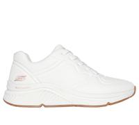 Skechers Donna BOBS Arch Comfort B Sweet - A Bind Sneaker in Bianco, Taglia 40
