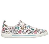 Skechers Donna BOBS B Cute 2.0 - Kitten Around Sneaker in Bianco/Multicolore, Taglia 39, Vegan, Lavabile in lavatrice