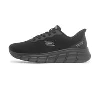 Skechers Donna Bobs B Flex Flex Lucy Scarpe da Allenamento, Black Mesh, 36 EU