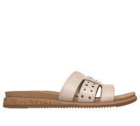 Skechers Donna BOBS Desert Kiss Low - Stud Look Sandali in Bianco, Taglia 41, Vegan