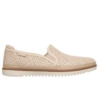 Skechers Donna BOBS Flexpadrille LO - Sunset Step Slip-On Shoes in Naturale, Taglia 37, Vegan