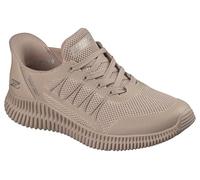 Skechers Donna Slip-ins: BOBS Geo Lite - Divine Pace Sneaker in Ocra, Taglia 37.5, Lavabile in lavatrice
