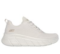 Skechers Donna BOBS Sport B Flex Hi - Flying HI Shoes in Bianco, Taglia 39.5, Vegan, Lavabile in lavatrice