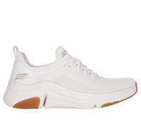 Skechers Donna BOBS Sport Sparrow Flex - Instant Clout Sneaker in Bianco, Taglia 37, Vegan, Lavabile in lavatrice