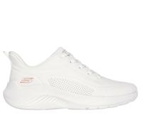 Skechers Donna BOBS Sport Squad Waves - Just Wading Sneaker in Bianco, Taglia 40