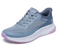 Skechers Donna Bobs Squad 4 Staple Look Slip-In ALLENATRICE, Gray-Multi Mesh, 39 EU