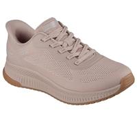 Skechers Donna Bobs Squad 4 Staple Look Slip-In ALLENATRICE, Natural Mesh, 36 EU
