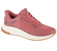 Skechers Donna Bobs Squad 4 Staple Look Slip-In ALLENATRICE, Rose Mesh, 38 EU