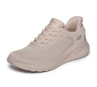 Skechers Donna Bobs Squad Chaos Current Muse Slip-In ALLENATRICE, Natural Textile, 42 EU