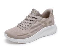 Skechers Bobs Squad Caos, Scarpe da Ginnastica Donna, Tortora, 38.5 EU