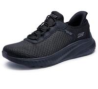 Skechers Scarpe Bobs Squad Chaos Donna Bordo in rete nera Taglia 35 EU