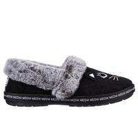 Skechers Donna BOBS Too Cozy - Meow Pajamas Shoes in Nero, Taglia 41