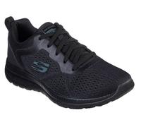 Skechers Donna Bountiful - Quick Path Sneaker in Nero, Taglia 38.5, Vegan