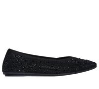 Skechers Donna Cleo Point - Gleam N' Glow Flats in Nero, Taglia 40, Vegan