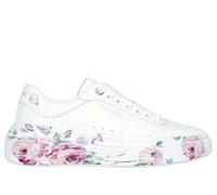 Skechers Donna Cordova Classic - Painted Florals Sneaker in Bianco, Taglia 37.5
