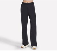 Skechers Donna Cozy Luxe Relaxed Pantaloni in Nero, Taglia Medio