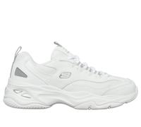 Skechers Donna D'Lites 4.0 - Fresh Diva Sneaker in Bianco/Grigio, Taglia 37